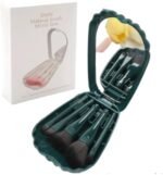 ⁦طقم فرش مكياج مع مرايا⁩ - الصورة ⁦2⁩