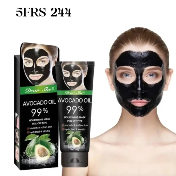 قناع وجه أسود بخلاصة الأفوكادو