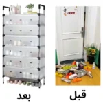 منظمات الأحذية متعددة الطوابق