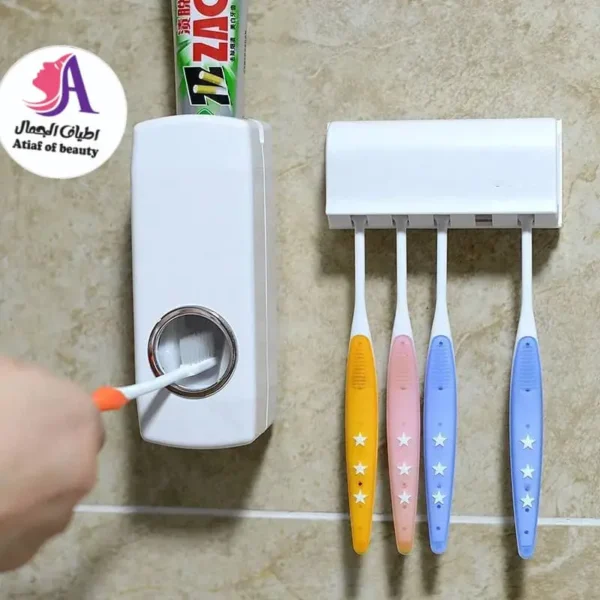 ستاند فرش أسنان مع معجون قابل للإلصاق على الحائط